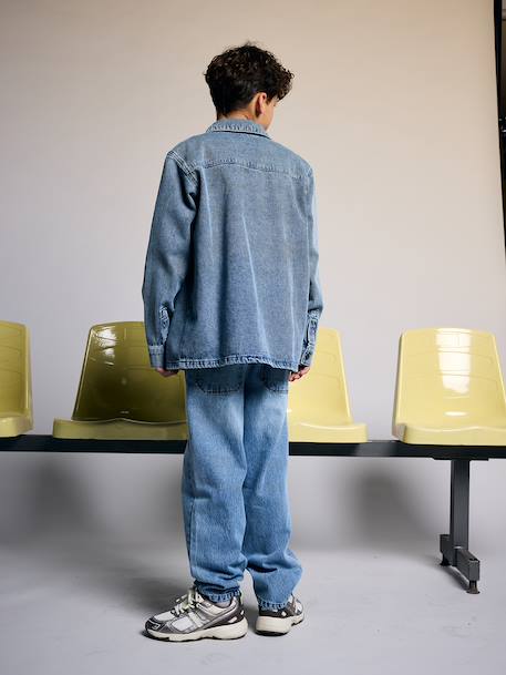 Chemise garçon denim stone 8 - vertbaudet enfant 