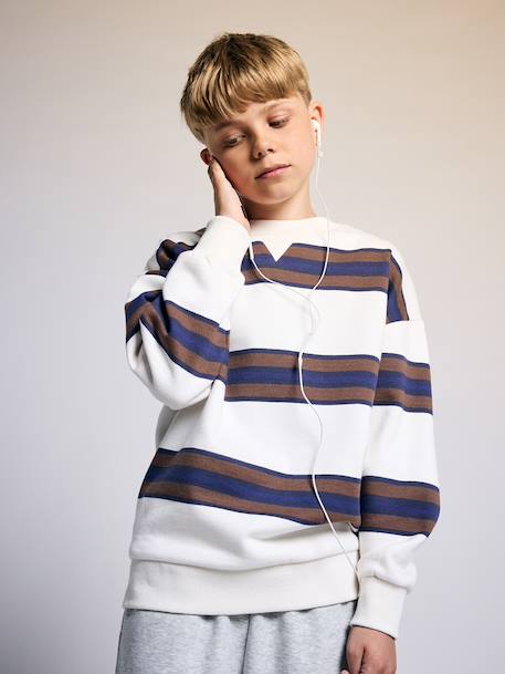 Lot de 2 sweats garçon noisette 1 - vertbaudet enfant 
