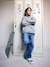 Sweat polaire garçon col montant gris chiné 7 - vertbaudet enfant 