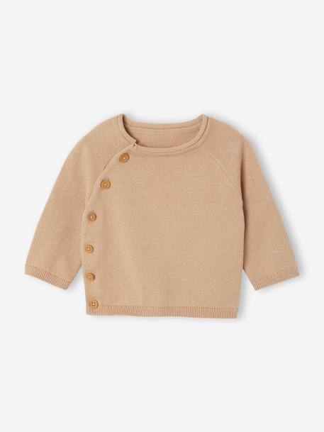 Ensemble naissance pull et pantalon beige 2 - vertbaudet enfant 