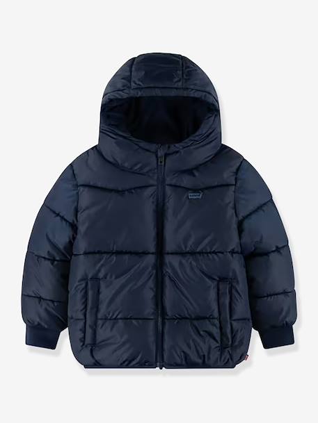 Doudoune à capuche marine 1 - vertbaudet enfant 