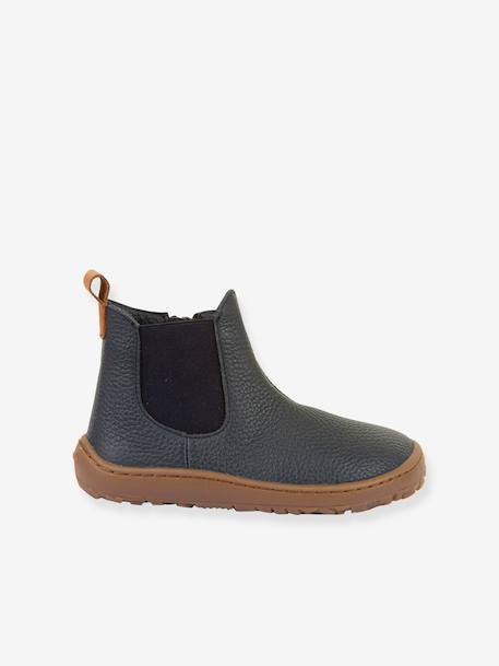 Chaussures pieds nus CHELYS avec détails pailletés fille Froddo bleu foncé+rose poudré 2 - vertbaudet enfant 