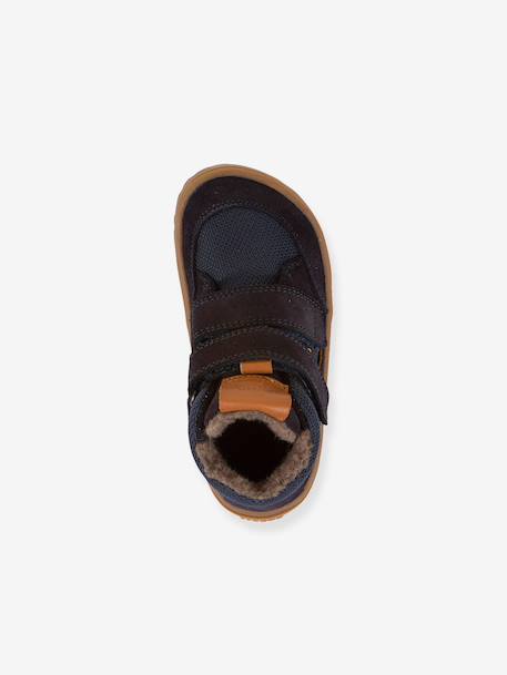 Bottes pieds nus enfants BAREFOOT TEX WOOL Froddo bleu+bleu foncé+camel+gris ardoise 10 - vertbaudet enfant 
