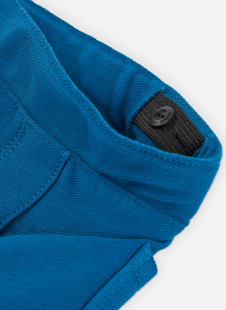 Pantalon fille en maille Bleu 4 - vertbaudet enfant 