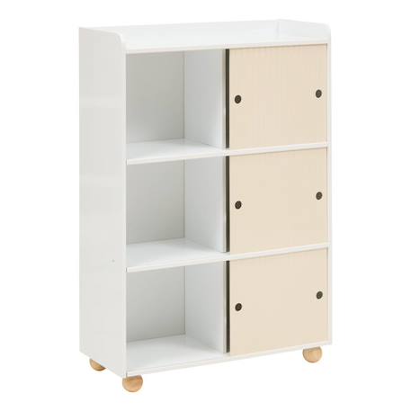 Meuble de rangement portes coulissantes - bouli Beige 5 - vertbaudet enfant 
