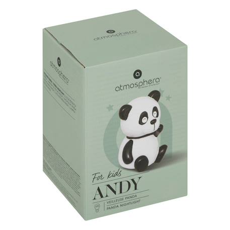 Veilleuse à pile panda h.14cm Blanc 3 - vertbaudet enfant 