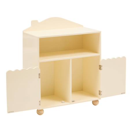 Bibliothèque enfant 2 portes - bouli Beige 3 - vertbaudet enfant 