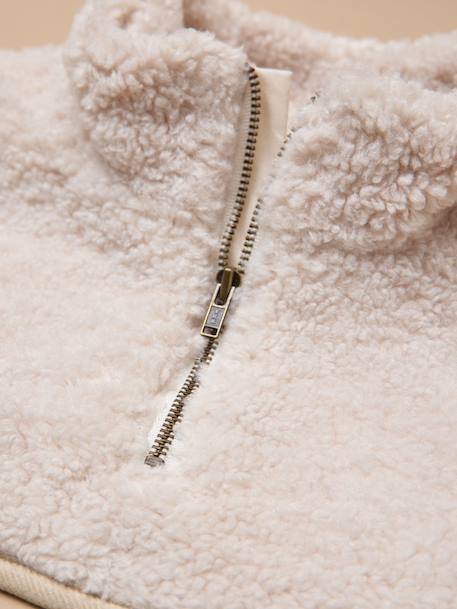 Col en sherpa enfant Ecru 2 - vertbaudet enfant 