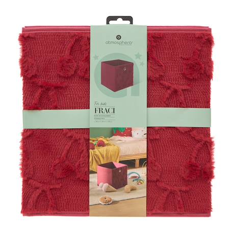 Panier de rangement enfant - fraci Rose+Rouge 9 - vertbaudet enfant 