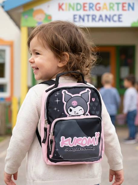 Sac à dos hello kitty et kuromi enfant 23 cm Rose et noir 3 - vertbaudet enfant 