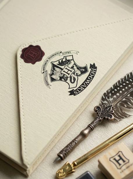 Set de calligraphie harry potter Bordeaux et doré 4 - vertbaudet enfant 