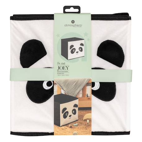 Panier de rangement pliable lion - joey Beige+Bleu+Gris+Jaune+Jaune Lion+Noir et blanc 29 - vertbaudet enfant 