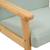 Fauteuil enfant en bouclette - basile Blanc+Vert celadon+Vert céladon 8 - vertbaudet enfant 