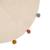 Tapis rond avec pompons - arlequin Beige 3 - vertbaudet enfant 