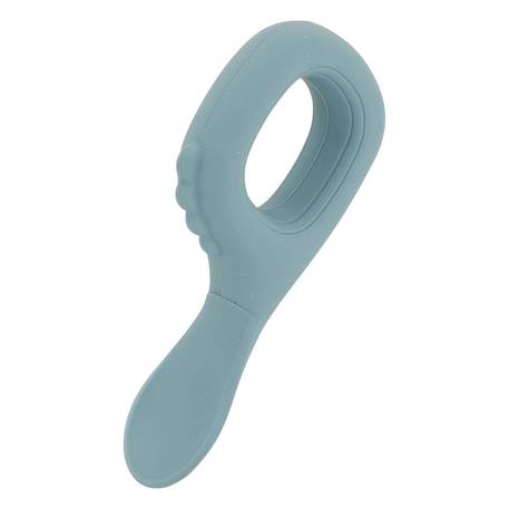 Set bavoir et cuillère yum silicone bleu Beige+Bleu+Ocre+Rose 9 - vertbaudet enfant 