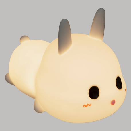 Veilleuse sur batterie lapin h.11cm Blanc 3 - vertbaudet enfant 