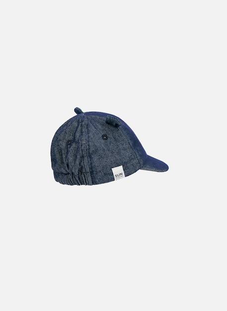 Casquette bébé avec oreilles Bleu 2 - vertbaudet enfant 