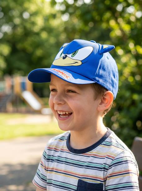 Casquette sonic enfant ajustable Bleu 3 - vertbaudet enfant 