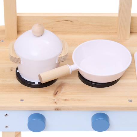 Cuisine enfant outy en bois 55x29x90 cm Beige 5 - vertbaudet enfant 