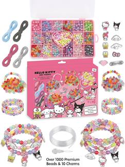 Jouet-Activités artistiques et musicales-Set bijoux - perles - hello kitty and friends – plus de 1000 pièces