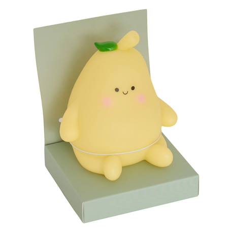Veilleuse poire enfant fraci jaune 9,9x9,5x8,8 cm Orange 3 - vertbaudet enfant 