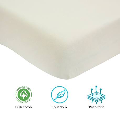 Drap housse oeko-tex® standard 100 #1ae7ff+#4f6887+#9e724c+#a0b5a5+#b0cce6+#bad3e9+#cce8d2+#d5d5d5+#d6bab2+#e0cda9+#ece7d8+#f58c43+#ffffff 36 - vertbaudet enfant 