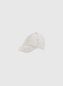 -Casquette bébé rayé