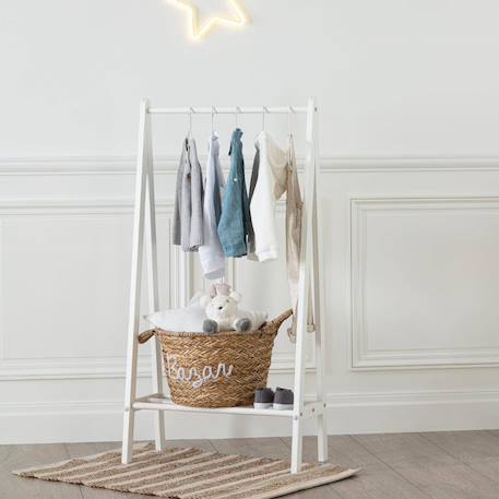 Portant à vêtements enfant blanc 58x115cm Blanc 3 - vertbaudet enfant 