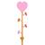 Porte-manteau coeur 5 patères - solea Beige 5 - vertbaudet enfant 