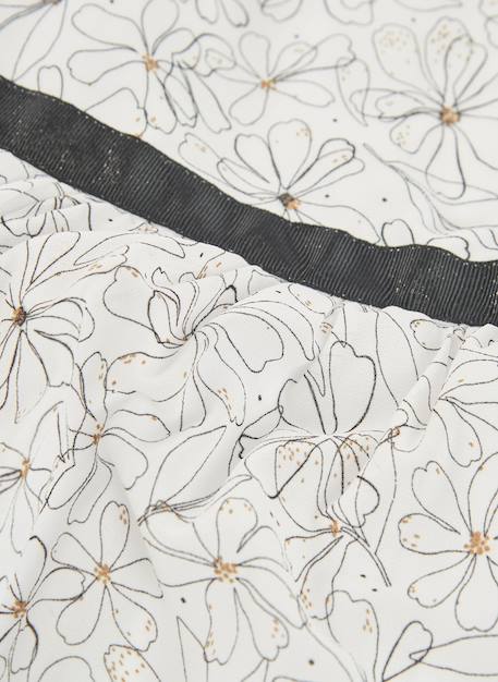 Robe fille imprimé floral Noir 4 - vertbaudet enfant 