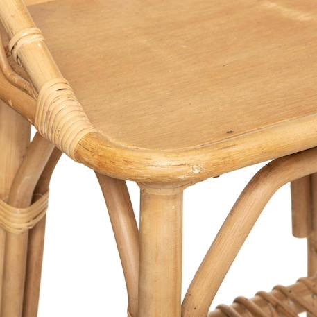 Table de chevet enfant en rotin - colette Beige 5 - vertbaudet enfant 
