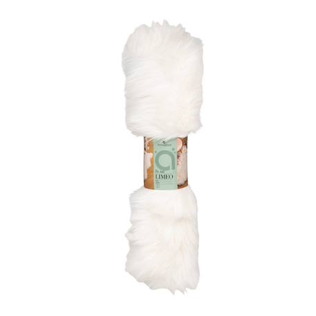 Tapis imitation fourrure - limeo Blanc 3 - vertbaudet enfant 