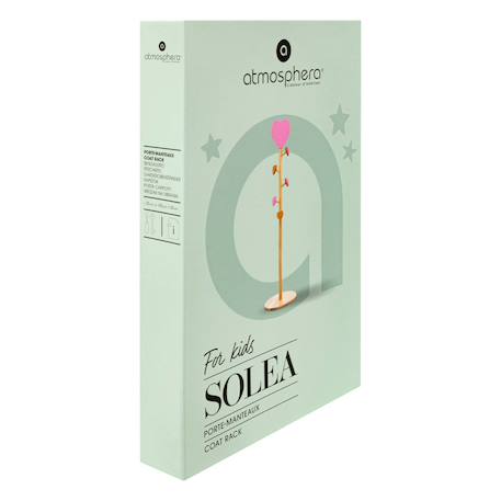 Porte-manteau coeur 5 patères - solea Beige 3 - vertbaudet enfant 