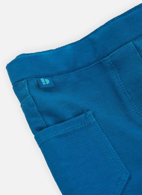 Pantalon fille en maille Bleu 3 - vertbaudet enfant 