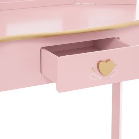 Coiffeuse et tabouret enfant - sissi Rose antique 5 - vertbaudet enfant 
