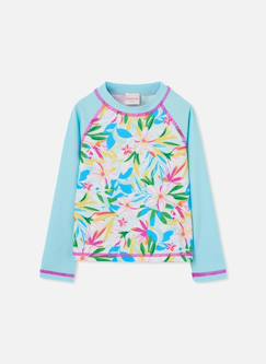 -T-shirt fille manches longues imprimée