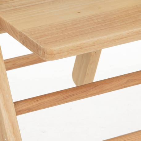 Chaise enfant pliante en bois hévéa - saly Beige 3 - vertbaudet enfant 