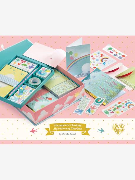 Coffret papeterie Charlotte BLEU 1 - vertbaudet enfant 