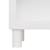 Table de chevet 1 niche en pin - tara Blanc 5 - vertbaudet enfant 