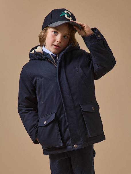 Garçon-Manteau-Blouson, parka-Parka 3 en 1 garçon