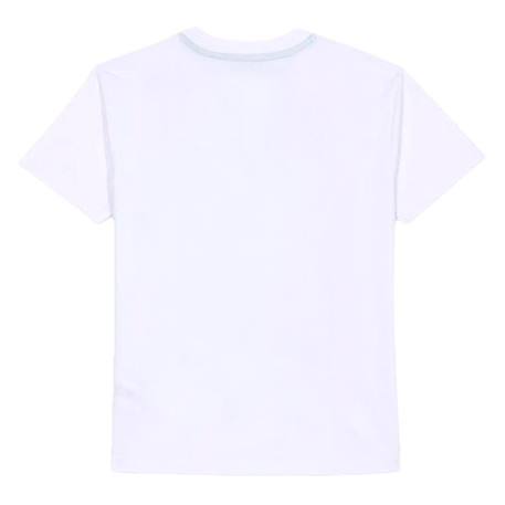 T-shirt  manches courtes Blanc+Bleu foncé 3 - vertbaudet enfant 