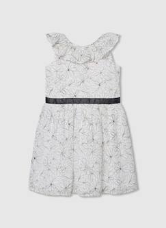 -Robe fille imprimé floral