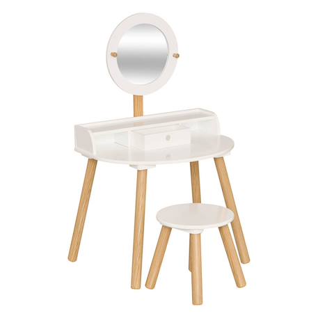 Coiffeuse avec tabouret - bella Blanc 5 - vertbaudet enfant 