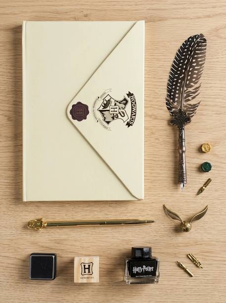 Set de calligraphie harry potter Bordeaux et doré 2 - vertbaudet enfant 