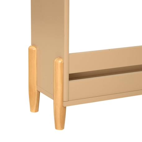 Bibliothèque 3 niveaux en bois - douceur Beige+Blanc+Rose 3 - vertbaudet enfant 