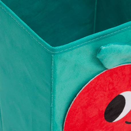 Panier de rangement enfant imprimé pomme - cha cha pop Vert 5 - vertbaudet enfant 