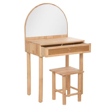 Coiffeuse et tabouret enfant - robin Beige 3 - vertbaudet enfant 