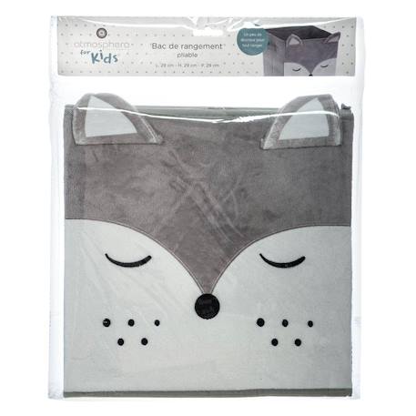 Panier de rangement pliable lion - joey Beige+Bleu+Gris+Jaune+Jaune Lion 16 - vertbaudet enfant 