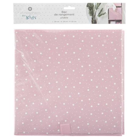 Bac de rangement enfant - etoile Rose 3 - vertbaudet enfant 