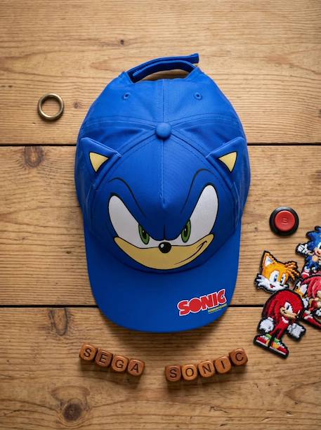 Casquette sonic enfant ajustable Bleu 2 - vertbaudet enfant 
